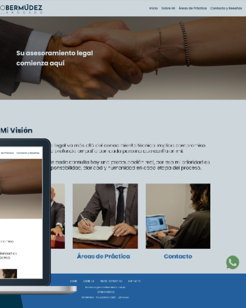 Proyecto web para Franco Bermudez imagen 2