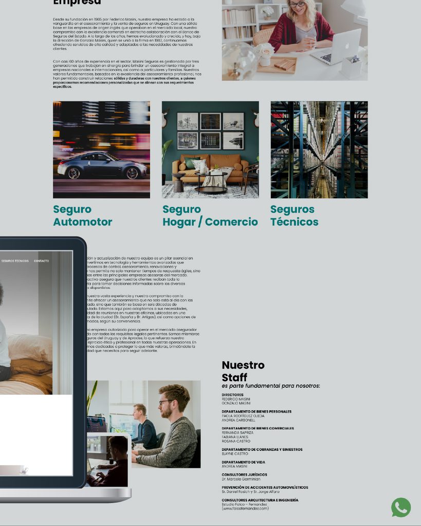 Proyecto web para Masini Seguros imagen 2